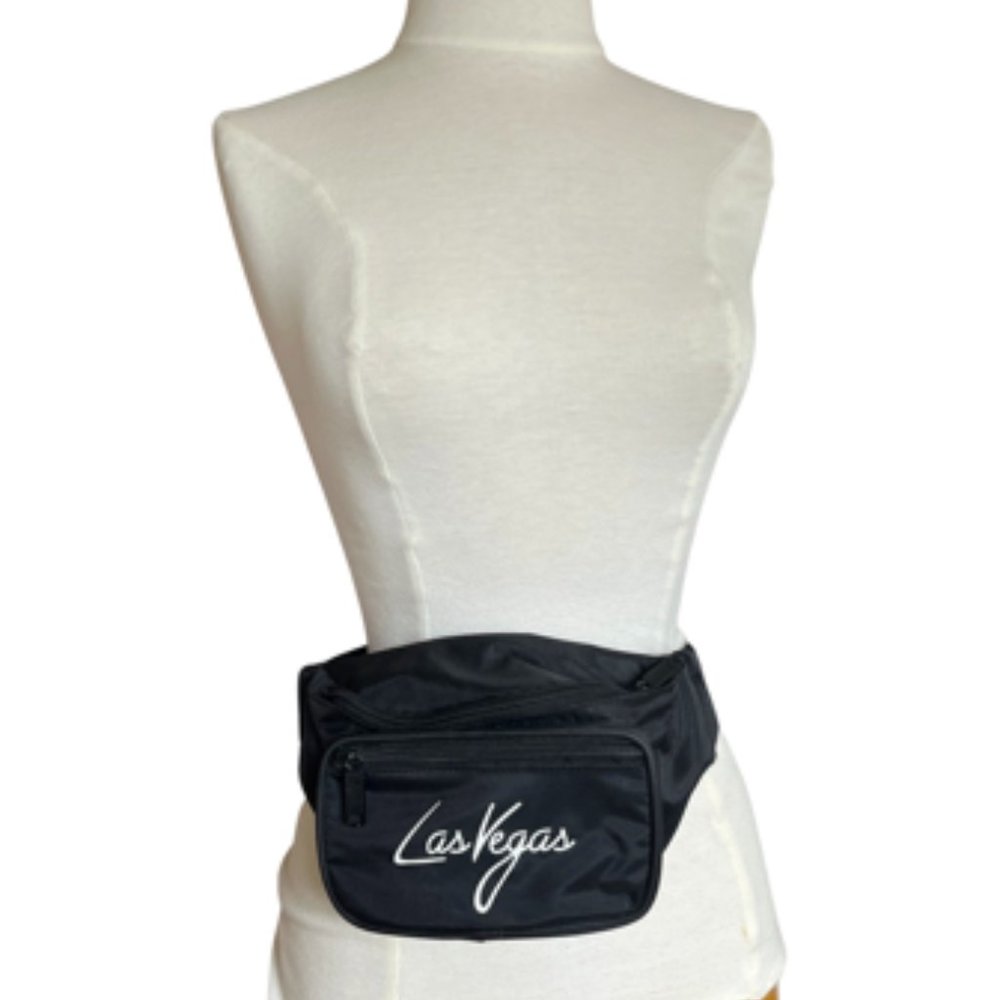 Vintage Las Vegas Black Sling / Fanny Pack